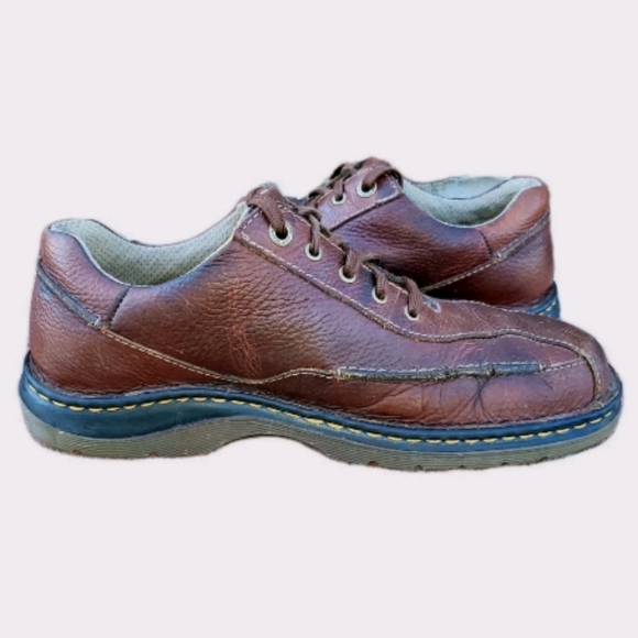 Doc Martens Vintage Size 10 Men Brown Leather Lace Bicycle Loafer Shoe 11200 y2k - Picture 8 of 12